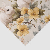 Vintage-Osterhase-Blumen (8) Seidenpapier (Detail)