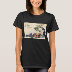 Vintage-Osterhase im viktorianischen Stil und Oste T-Shirt