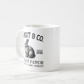Vintage-Osterhase  Kaffeetasse (Vorderseite Links)