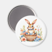 Vintage Osterhase Kaninchen Magnet (Vorderseite/Rückseite)