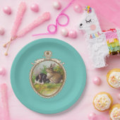 Vintage Osterhasen Pappteller (Party)