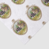 Vintage Osterhasen Seidenpapier (Ausschnitt)