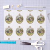 Vintage Osterhasen Seidenpapier (Handwerk)