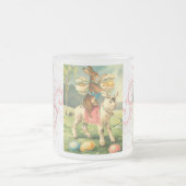 Vintage Osterhasen-Tasse Mattglastasse (Mittel)