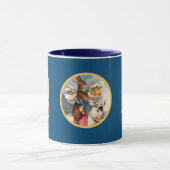 Vintage Osterhasen-Tasse Tasse (Zentrum)