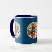 Vintage Osterhasen-Tasse Tasse (Vorderseite Links)