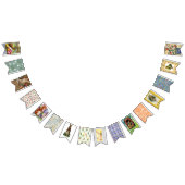 VINTAGE OSTERILLUSTRATION WIMPELKETTE (Alle)