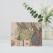 Vintage Osterkaninchen Feiertagspostkarte (Stehend Vorderseite)