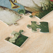 Vintage Osterkaninchen und -eier Puzzle (Seite)