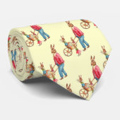 Vintage Osterkaninchen und Familienwohnungen in Ei Krawatte (Gerollt)