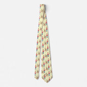 Vintage Osterkaninchen und Familienwohnungen in Ei Krawatte (Rückseite)