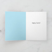 Vintage Osterkaninekarte Feiertagskarte (Innenseite)