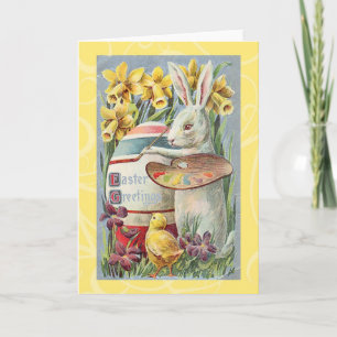 Vintage Osterkarte (22) Feiertagskarte