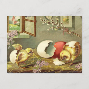 Vintage Osterkarte (24) Feiertagspostkarte