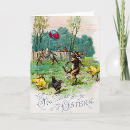 Vintage Osterkarte Feiertagskarte