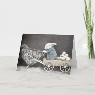 Vintage Osterkarte Feiertagskarte