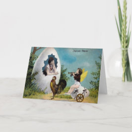 Vintage Osterkarte Feiertagskarte