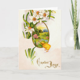 Vintage Osterkarte Feiertagskarte