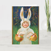 Vintage Osterkarte Feiertagskarte (Vorderseite)