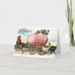 Vintage Osterkarte Feiertagskarte