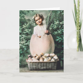 Vintage Osterkarte Feiertagskarte