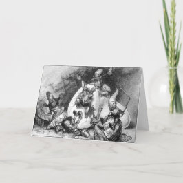 Vintage Osterkarte Feiertagskarte