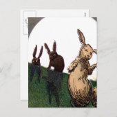 Vintage Osterkarte Feiertagspostkarte (Vorne/Hinten)