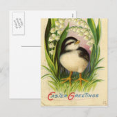 Vintage Osterkeule Feiertagspostkarte (Vorne/Hinten)