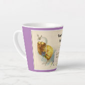 Vintage Osterkick Latte Tasse (Linke Ecke)