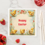 Vintage Osterlitten-Urlaubssammlung Serviette (Beispiel)