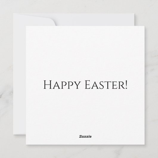 Vintage Ostermanuskripte Feiertagskarte (Rückseite)