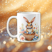 Vintage Ostern Bunny Personalisiert Kaffeetasse