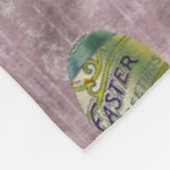 Vintage Ostern Fleecedecke (Ecke)