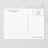 Vintage Ostern-Grüße Feiertagspostkarte (Rückseite)