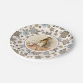 Vintage Ostern Party Teller (Schrägansicht)