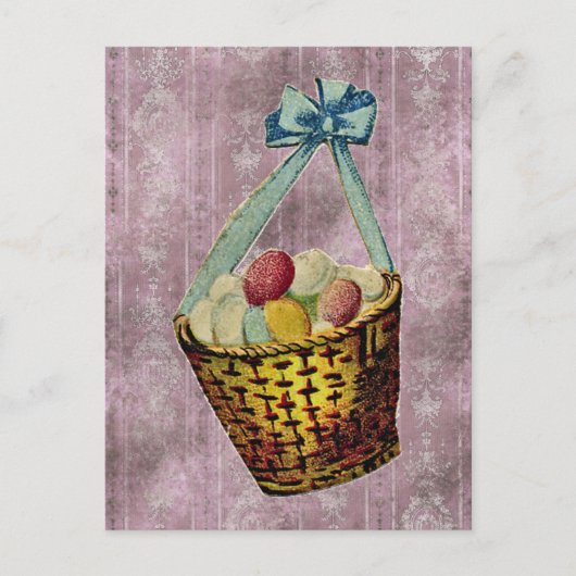 Vintage Ostern Postkarte (Vorderseite)
