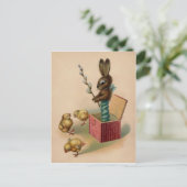 Vintage Ostern Postkarte (Stehend Vorderseite)