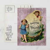 Vintage Ostern Postkarte (Vorne/Hinten)