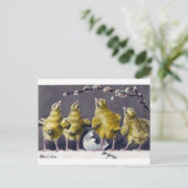 Vintage Ostern Postkarte (Stehend Vorderseite)