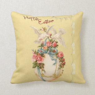 Vintage-Ostern und Osterei Kissen