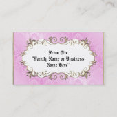 Vintage Osternminigekritzel-Gruß-Karte Visitenkarte (Rückseite)