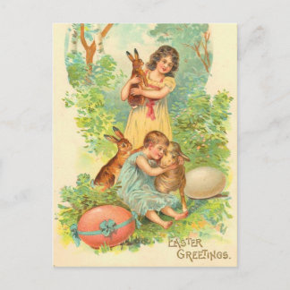 Vintage Osterpostkarte Feiertagspostkarte