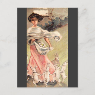 Vintage Osterpostkarte Feiertagspostkarte