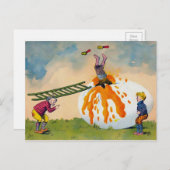 Vintage Osterpostkarte Postkarte (Vorne/Hinten)