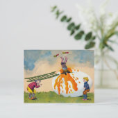 Vintage Osterpostkarte Postkarte (Stehend Vorderseite)