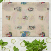 Vintage-Osterpostkarten aus Deutschland - retro na Geschirrtuch (Gefaltet)