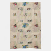 Vintage-Osterpostkarten aus Deutschland - retro na Geschirrtuch (Vertikal)