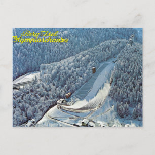 Vintage Österreich, Berg Isel, Olympische Skisprun Postkarte