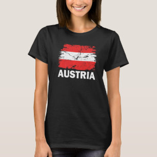Vintage Österreich Österreichische Flagge Stolz Un T-Shirt