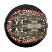 Vintage Österreich Wien Fiaker Staatsoper Oper Baseball (Vorderseite Links)